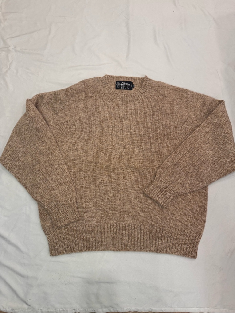 Shetland Lambswool Crewneck Sweater
